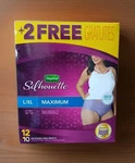Lot Of Boxes- Depend Silhouette Modern Rise Briefs 12 L/xl Maximum 48 Total.. Fixed Price $39.99.