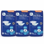Med Pride Adult Diapers X-large Maximum Absorbency Incontinence Briefs Tabs 30CT. Fixed Price $56.28.