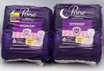 Poise Overnight Pads 8 Drop Extra Coverage, 44 Count (2 Packs Of 22). Fixed Price $12.00.