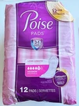 Poise Pads Long 12-CT Odor Control/dryness Bladder Leak Postpartum/ Incontinence. Fixed Price $13.85.