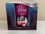 Lot Of Four (4) Poise Ultra Thin Pads Maximum Absorbency Long Length 44 New. Fixed Price $40.00.