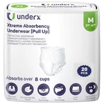Underx Adult Disposable Incontinence Underwear Medium (pack Of 20), White. Fixed Price $54.99.