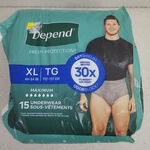 Depend Mens Fresh Protection Underwear Size Xl 15 Count Maximum Incontinence. Fixed Price $17.99.