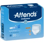 Attends Youth Pull-on Protective Underwear Small 22''-34''BG/20 #APP0710 ''''. Fixed Price $18.27.
