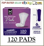 Member's Mark Total Protection Overnight Pad For Women 120 Ct. Free Shipping. Fixed Price $42.80.