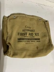 Curity Automobile First Aid Kit Bag No Contents 1950S From The Kendall Company. Fixed Price $7.95.