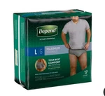 Depend Fit-flex Underwear For Men Maximum Absorbency Size 17PC. Fixed Price $15.00.