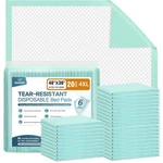 Tear-resistant Disposable Bed 48" 36" 20 Count Underpads Extra Large I.... Fixed Price $44.68.