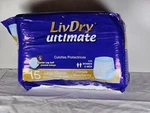 Livdry Ultimate Adult Pull Ups For Women And Men, Large, 15 Count. Fixed Price $24.95.