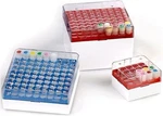Biobox 3042B Polycarbonate Storage Transparent Lid (3ML, 4ML, 5ML) Blue 4PK. Fixed Price $42.97.