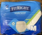 Medline Fitright Underwear Adult 28 - 40 Extra Absorbancy. Fixed Price $5.00.