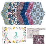 Phogary Reusable Menstrual Pads For Heavy Flow With Wet Bag, 7 Pieces Medium. Fixed Price $23.23.