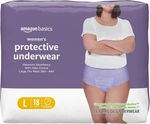 Amazon Basics Women's Postpartum Incontinence Underwear, Maximum Absorbency, L,. Fixed Price $24.00.