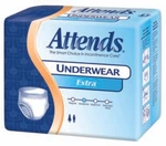Attends Adult Absorbent Underwear Pull On Reg Disposable Mod Xl 84 Count. Fixed Price $101.87.