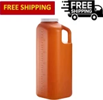 Large Male Urinal With Leak Proof Screw Cap Lid (3000 Ml 101 Oz.) Amber Color. Fixed Price $14.09.