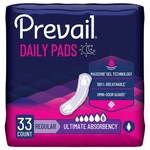 Prevail Daily Pads For Bladder Leaks, Ultimate 14.25 Inch, White Backsheet. Fixed Price $71.68.
