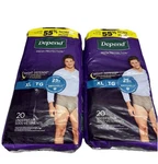 Depend Night Defense Men Incontinence Underwear Xl, Disposable 40 Count. Fixed Price $49.99.