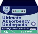 Remedies - Bed Pads Disposable Adults, Seniors, Kids & Puppy. Fixed Price $47.99.