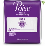 Poise Incontinence Pads For Women 7 Drop Ultra Absorbency Long Length 39 Ct. Fixed Price $19.99.