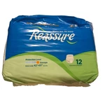 Reassure Premium Overnight Underwear Disposable 12 Pack Xl 42-65 Inch Diapers. Fixed Price $14.50.