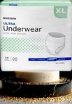 Mckesson Ultra Underwear, Incontinence, Heavy Absorbency, Xl, 56 Ct. Fixed Price $37.00.