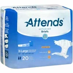 Attends Dermadry Advanced Incontinence Briefs DDC40 X-large Case Of 60, White. Fixed Price $53.99.
