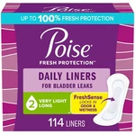 Daily Liners, Incontinence Panty 2 Drop Very Light Absorbency, Long L.... Fixed Price $28.22.