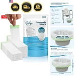 Bedside Commode Liners For Portable Toilet Chair Bucket And Bedpan Value Pa.... Fixed Price $28.82.
