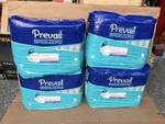 Pack Of Prevail Breezers Incontinence Briefs Size 45 -58 Unisex, 72 Count. Fixed Price $55.99.