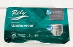 Rely Maximum Underwear Size 44-58 Inch Waist Absorbency Incontinence Aid. Fixed Price $9.48.
