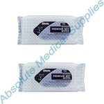 *2-PACK* Dukal Premium Wet Wipes Premoisten Refill 9" X 13" With 96 Pieces 7748. Fixed Price $17.99.