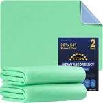 2 Pack 36 54 Extra Heavy Absorbency Washable Underpads, Waterproof Nursin.... Fixed Price $37.99.