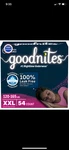 Goodnites Girls Nighttime Underwear Xxl 54 Ct 120-165 Size. Fixed Price $93.99.