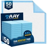 Aay Disposable Bed Pads (50PCS) Tear-resistant Cloth 30"X36"-50, Blue. Fixed Price $42.09.