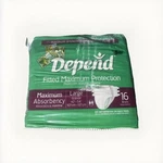 Vintage Depend Fitted Maximum Protection Adult Briefs 2003 '04 Diapers 16. Fixed Price $59.99.