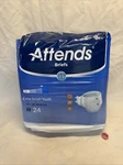 Attends Youth Briefs Incontinence Pants Severe - White, Size Xs, Pack Of 24. Fixed Price $10.00.