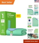 Reusable Incontinence Pads 34" X 52" Waterproof, Soft, And Stay-dry Technology. Fixed Price $35.99.