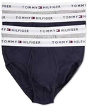 Tommy Hilfiger Four Pack Classic Cotton Briefs Underwear Gray Blue 4 DR09158002. Fixed Price $37.20.