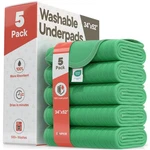 Washable Underpads Extra Large 34"X52" (pack 5) Reusable Waterproof Bed .... Fixed Price $62.12.