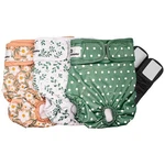 Pet Parents 3-PACK Washable Female Dog Diapers With Extenders (small, Daisy). Fixed Price $19.88.