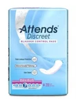 1-PACK Attends Discreet 20 Bladder Control Pads Women Triple Leakage Protection. Fixed Price $8.98.