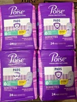 Poise Incontinence Pads & Postpartum Light 3 Drop 96 Ct Thin. Fixed Price $27.99.