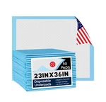 Disposable Underpads 23'' X 36'' Pee Heavy Absorbent Bed Incontinence Covers. Fixed Price $17.95.