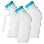 Medvance 1000ML Premium Portable Urinal For Men, Spill Proof Mens 3 Pack. Fixed Price $40.70.