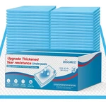 Biggmed Incontinence 40"X36"- 50 Count (tear-resistant), Blue. Fixed Price $71.44.