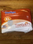 Tranquility Premium Overnight Disposable Underwear, Xl - 14 Count. Fixed Price $22.95.