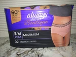 Always Discreet Boutique Maxium/ Underwear S/m - P/m (sealed Package) 20. Fixed Price $24.80.