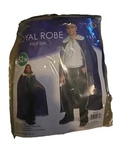 King/queen Royal Robe Adult Size Purple Gold Trim Beistle 52" New. Fixed Price $18.00.