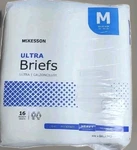 Mckesson Ultra Briefs Heavy Absorbency Adult Disposable Diapers Sealed (16 Ct). Fixed Price $12.29.
