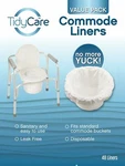 Tidycare Commode Liners Disposable Bedside 48 Count Chair. Fixed Price $21.99.